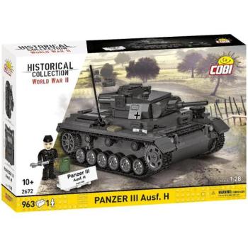 Cobi II WW Panzer III Ausf. H 1:28, 958 d, 1 f kép