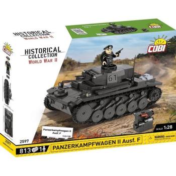Cobi II WW Panzerkampfwagen II Ausf. F, 1:28, 813 k, 1 f kép