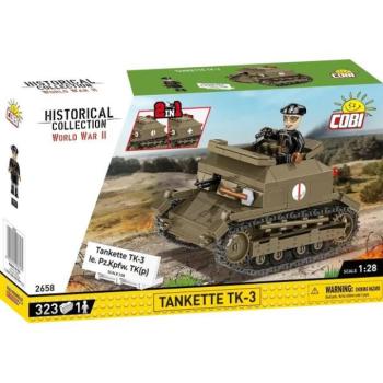 Cobi II WW Tankette TK-3 / le. PzKpfw TK(p), 1:28, 318 k, 1 f kép
