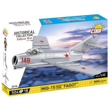 Cobi koreai háború MIG-15 FAGOT, 1:32, 504 k, 1 f kép