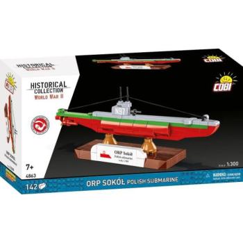Cobi Lengyel tengeralattjáró ORP SOKÓŁ, 1:300, 137 k kép