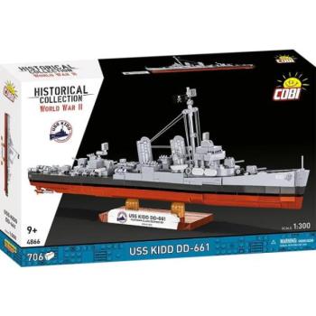 Cobi USS KIDD DD-661, 1:300, 700 k kép