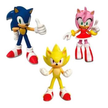 Comansi - Sonic ajándékkészlet - 3 figurás - készlet kép
