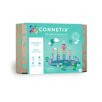 Connetix csempe - Mágneses Építőkészlet Pasztell labdapálya 106 db kép