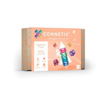 Connetix csempe - Mágneses építőkészlet pasztell négyzetek 40 db