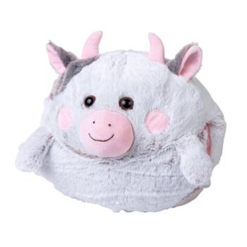 Cozy Noxxiez HW727 Cow - meleg plüss párna 3 az 1-ben kép