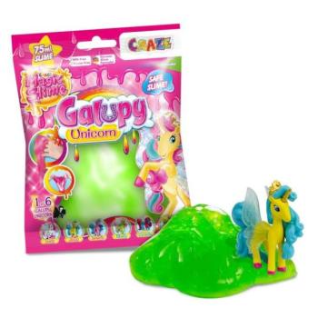 CRAZE mágikus nyálka meglepetéssel Galupy Unicorn (színkeverék)