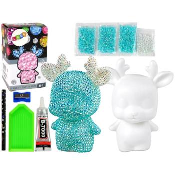 Creative Kit Rénszarvas DIY Diamonds Crystals Blue kép