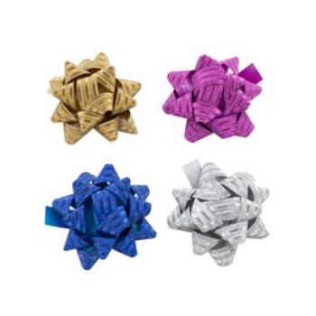 Csillag glitteres 5 cm többféle kép