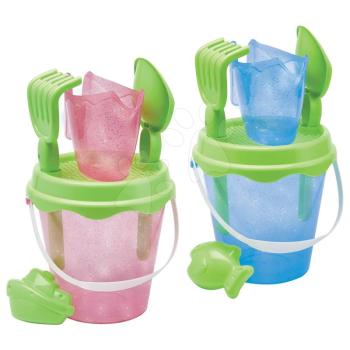 Csillámos vödör szett Beach Écoiffier 30 cm magas, locsolókannával 18 hó-tól