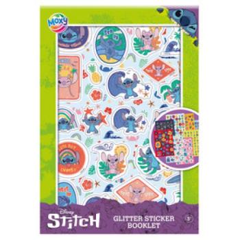 Csillogó matrica könyv, A5, 8 lap - Stitch kép