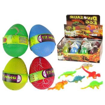Csírázó varázslatos dinoszaurusz tojás 6 cm-es színes