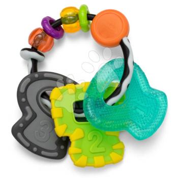 Csörgő rágókával Kulcs Cool & Chew Teether Keys Infantino hűtőszekrényben hűthető 0 hó-tól kép