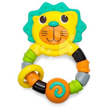 Csörgő rágókával Oroszlán Lion Teether Infantino 3 hó-tól kép