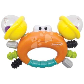 Csörgő rágókával Rák Rattle & Teether Sand Crab Infantino 0 hó-tól kép