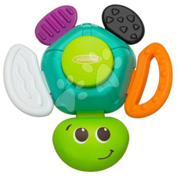Csörgő Teknős Turtle Rattle Infantino mozgatható részekkel 3 hó-tól kép