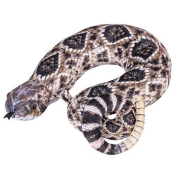 Csörgőkígyó/utazópárna plüss 40cm kép