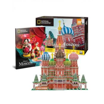 CubicFun 3D-s puzzle 224 db-os - National Geographic City Traveller - St. Basil's Cathedralis kép