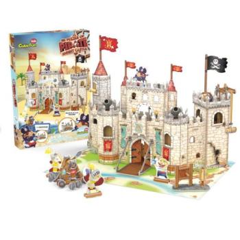 CubicFun - Puzzle 3D Kalózvár 183 darabos