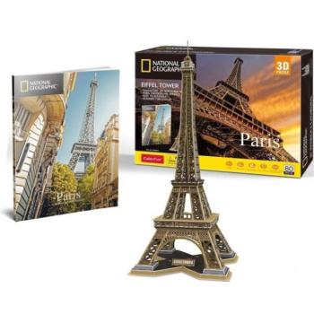 CubicFun - Puzzle 3D National Geographic - Eiffel-torony 80 db