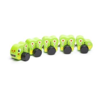 CUBIKA 15405 Caterpillar - fajáték mágnesekkel, 5 rész kép