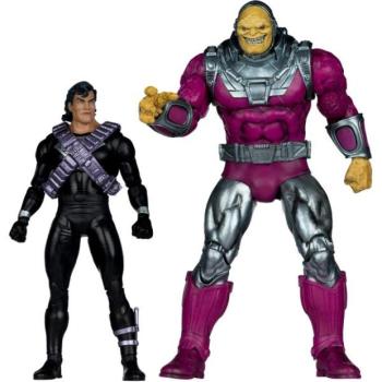 DC Multiverse Megafig akciófigura 2-Pack Mongul vs Superman (Return of Superman) 25 cm kép