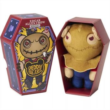 Deddy Bears plüss koporsóban S5, 15 cm-es - Edgar Allen Crow