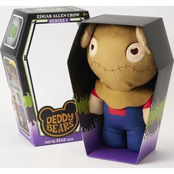 Deddy Bears plüss koporsóban S5, 30 cm-es - Edgar Allen Crow kép