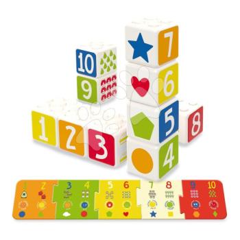 Didaktikus kockák számokkal Numbers Baby Games Educa egymásra pakolható 24 hó-tól kép