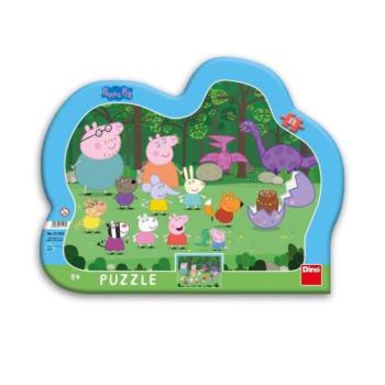 Dino Peppa Pig 25 kontúra Puzzle kép