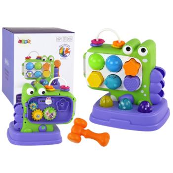 Dinosaur Oktatási Panel Whac-A-Mole Matching Game Kids Purple kép