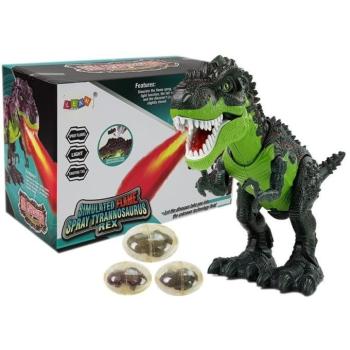 Dinosaur Tyrannosaurus Rex akkumulátorral működik, zöld hanghatásokkal kép