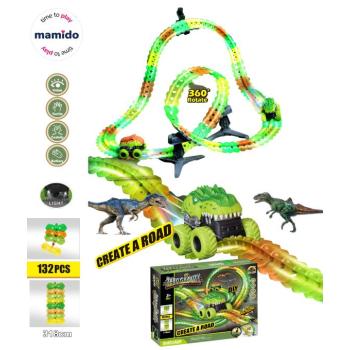 Dinoszaurusz autópálya Zero Gravity 132 darab, 318 cm, 360° elforgatás kép