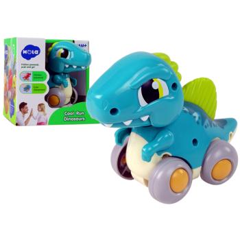 Dinoszaurusz kerekeken Spinosaurus kék kép