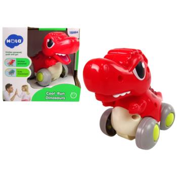 Dinoszaurusz kerekeken T-Rex piros