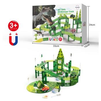 Dinoszaurusz mágneses versenypálya 164 részes MT1497