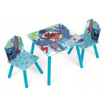 Disney: Lilo és Stitch gyerek fa asztal 2 székkel kép