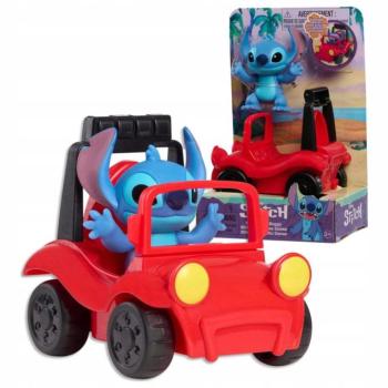 Disney: Lilo és Stitch mini figura játékszett 7,5 cm - Stitch strandkocsival kép