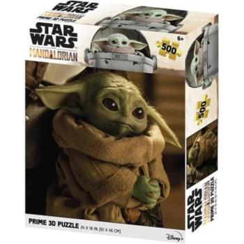 Disney: Star Wars - The Mandalorian Yoda 3D puzzle 500 db-os kép