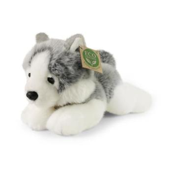 Eco-Friendly fekvő plüss husky kutya 20 cm kép