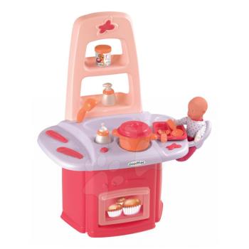 Écoiffier játék pelenkázó asztal kiskonyhával Nursery 2870 rózsaszín-fehér kép