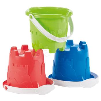 Écoiffier vödör Bástya kicsi 609 piros/kék/sárga kép
