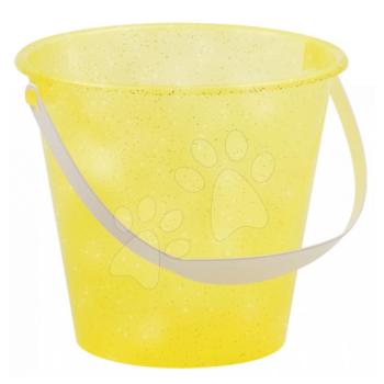 Écoiffier vödör homokozóba csillámokkal 599-b sárga kép