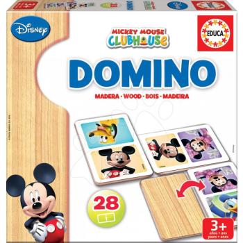 Educa gyermek dominó fából Mickey Mouse és barátai 28 db 16037 kép