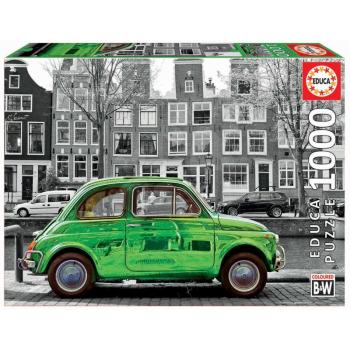 Educa puzzle Black&White Car in Amsterdam Educa 1000 darabos és fix ragasztó 18000 kép