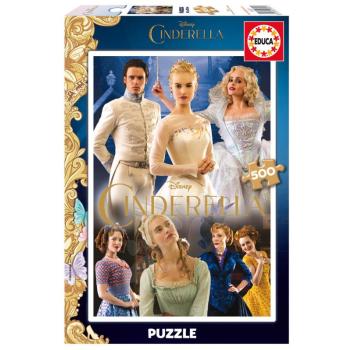 Educa Puzzle Disney Hamupipőke családja 500 db 16329 színes kép