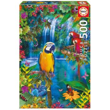 Educa Puzzle Genuine Bird Tropical Land 500 db 15512 színes kép