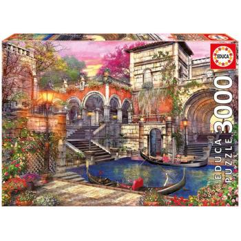 Educa Puzzle Genuine Venice Courtship 3 000 db 16320 színes kép