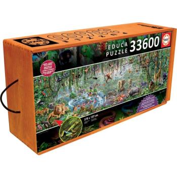 Educa Puzzle Genuine Wildlife 33 600 db 16066 színes kép