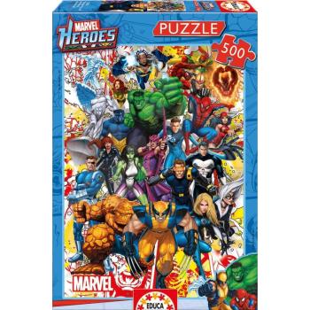 Educa Puzzle Marvel Heroes 500 db 15560 színes kép
